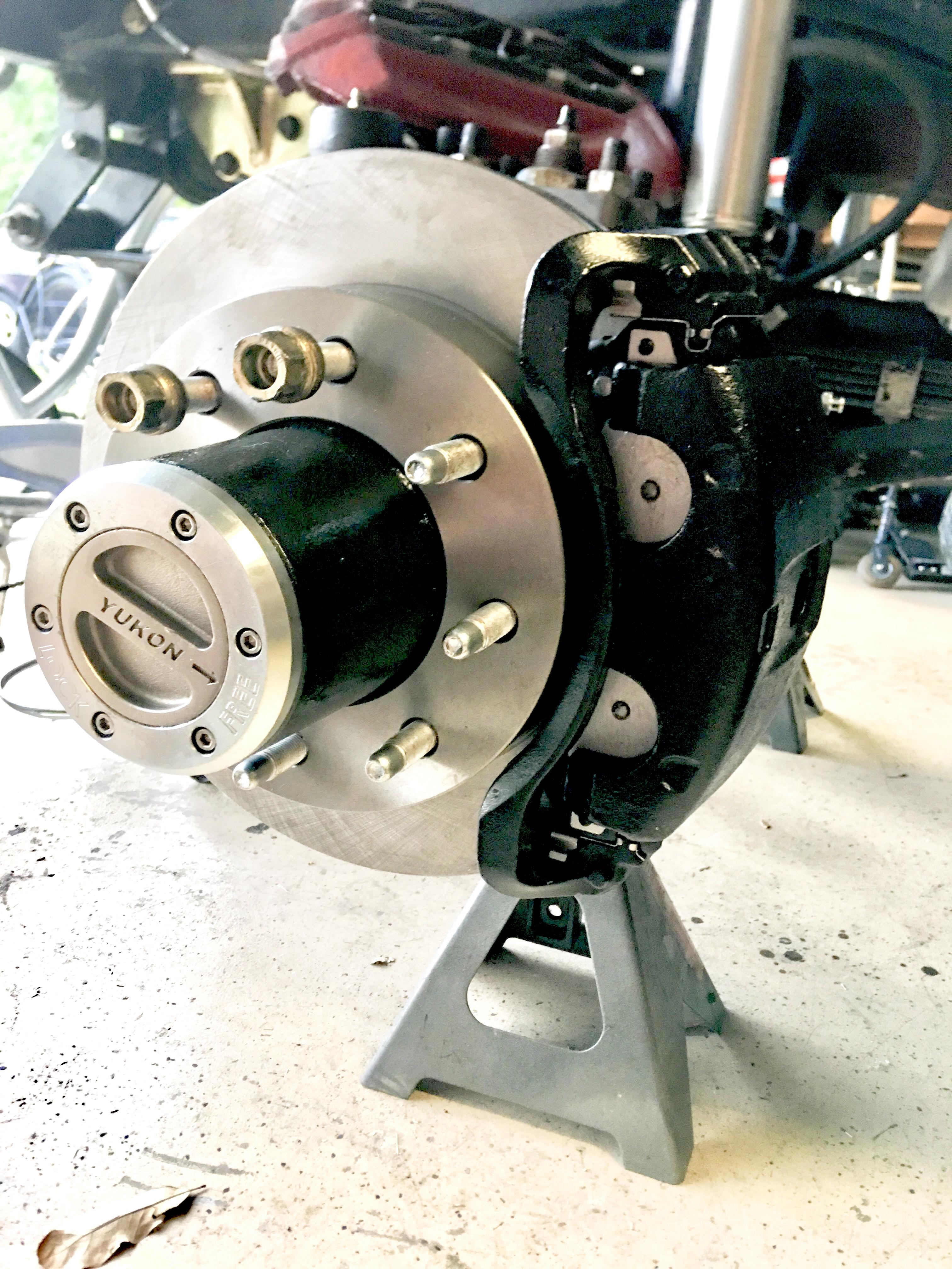 Kingpin Ford caliper bracket thickness HardlineCrawlers